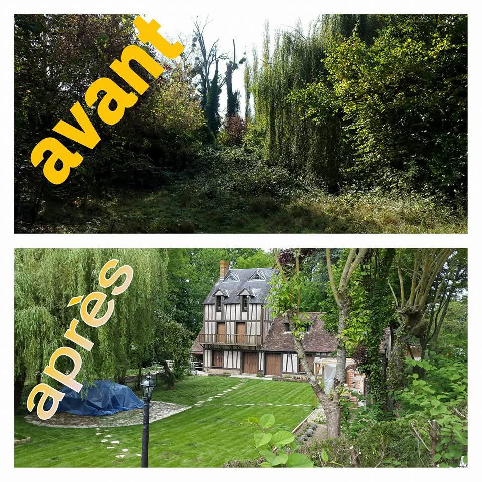 Um exemplo de trabalho nosso feito em França, o antes e o depois. Departamento 21 Chartres